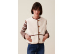 Veste fausse fourrure sans manches