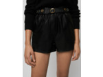 Ceinture large en cuir