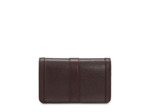 ELSA FACON IGUANA ET CUIR LISSE - Compact - Chocolat