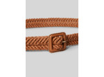 Ceinture en cuir tressé
