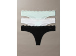 STRING EN LACE - PACK DE 3