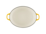 Cocotte ovale 31cm en fonte émaillée nectar