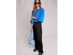 Pantalon cargo satiné