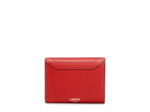 Neo Charlie de Lancel - Portefeuille compact medium rabat - Grand modèle - Rouge Lancel