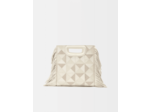 Sac M en cuir à patchs