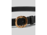 Ceinture cuir boucle dorée