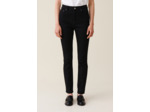 Jean slim noir taille mi-haute