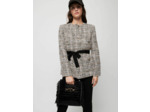 Veste façon tweed à contrastes