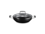 Sauteuse provençale 24cm Anti-adhérente Les Forgées avec couvercle en verre