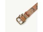 Ceinture python à boucle fantaisie