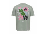 T-shirt Homme ONSFLEURI LIFE FLOWER RLX SS TEE Vert