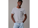 T-SHIRT À RAYURES SLIM STRETCH