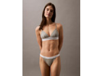 STRING THONG EN COTON ÉLASTIQUE RIBBÉ