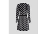 KL MONOGRAM FLARE DRESS