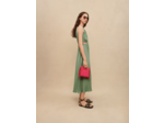 Robe midi ajourée