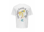 T-shirt Homme ONSBEC LIFE DUCK RLX SS TEE Blanc