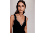 Robe longue en maille