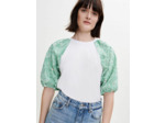Tee-shirt en mix matière