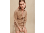 Robe courte boutonnée
