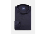 Chemise Bleu Marine En Coton Nylon Extensible Slim Fit