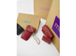 Porte-cartes zippé en cuir embossé
