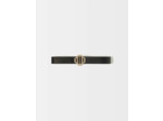 Ceinture en cuir à Clover Maje à strass