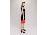 Robe courte en velours à strass