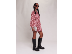 Robe courte fleurie