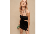 Robe courte ajourée