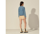 Veste en jean à poches plaquées