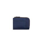 JIMMY CUIR LISSE / CUIR EMBOSSE - Porte Monnaie H - Bleu Petrole