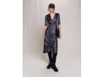 Robe lamée à volants