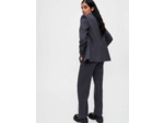 Pantalon large en flanelle grise
