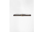 Ceinture en toile enduite Clover print
