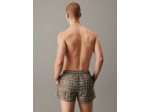SHORT PRINTED SWIM SHORTS WITH DRAWSTRING  SHORT DE BAIN IMPRIMÉ AVEC CORDON DE SERRAGE