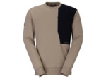 Sweat à col rond Homme CREWNECK Beige/Noir