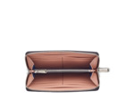 Mia de Lancel - Portefeuille slim zippé - Grand modèle - Rose Sunset