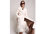 Manteau mi-long à nouer