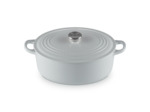 Cocotte ovale 29cm en fonte émaillée vapeur