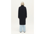 Manteau laine mi-long bleu marine