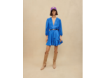 Robe courte à volants