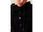 Sweatshirt capuche oversize noir