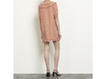 Robe courte imprimée avec volants