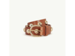 Ceinture en cuir avec studs