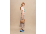 Jupe midi fendue