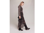 Robe longue à volants
