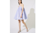 Robe baby-doll en taffetas
