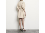Robe manteau en coton et lin