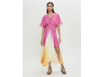 Robe foulard en Tie and Dye