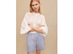 Short bleu à rayures